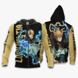 Anime Black Bull Luck Voltia Hoodie Black Clover Anime Shirt Perfect And Unique Gifts For Otaku Anime Fans On Christmas