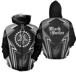 Anime Black Butler Kuroshitsuji Shirt Symbol Anime Hoodie Sweater Perfect And Unique Gifts For Otaku Anime Fans On Christmas