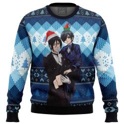 Black Butler Ugly Christmas Sweater Perfect And Unique Gifts For Adults Kids On Christmas Holiday