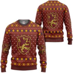 Black Clover Crimson Lion Custom Anime Ugly Christmas Sweater Perfect And Unique Gifts For Adults Kids On Christmas
