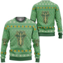 Black Clover Green Mantis Custom Anime Ugly Christmas Sweater Perfect And Unique Gifts For Adults Kids On Christmas