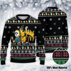 Black Metal Bobby Hill King Of The Burzum Sweater Perfect And Unique Gifts For Adults Kids On Christmas