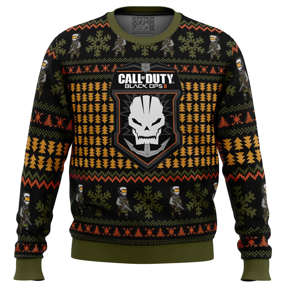 Black Ops 2 Call of Duty Ugly Christmas Sweater Perfect And Unique Gifts For Adults Kids On Christmas