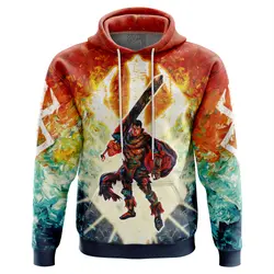 Anime Black Swordsman Guts Berserk Hoodie Perfect And Unique Gifts For Otaku Anime Fans On Christmas