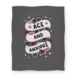 Movie Anime Ace And Anxious Premium Fleece Sherpa Blanket Perfect And Unique Gifts For Family On Christmas