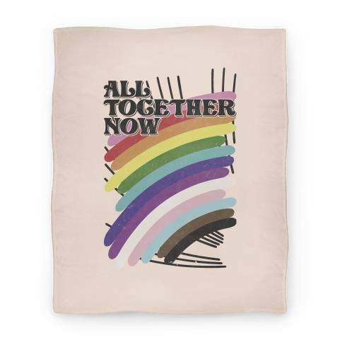 Movie Anime All Together Now Premium Fleece Sherpa Blanket Perfect And Unique Gifts For Family On Christmas