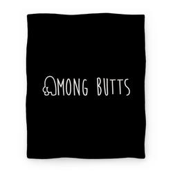 Movie Anime Among Butts Premium Fleece Sherpa Blanket Perfect And Unique Gifts For Family On Christmas