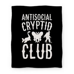 Movie Anime Antisocial Cryptid Club Premium Fleece Sherpa Blanket Perfect Gifts For Family On Christmas