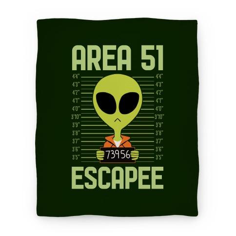 Movie Anime Area 51 Escapee Premium Fleece Sherpa Blanket Perfect And Unique Gifts For Family On Christmas