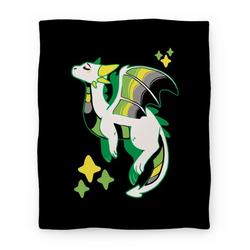 Movie Anime Aromantic Pride Dragon Premium Fleece Sherpa Blanket Perfect Gifts For Family On Christmas