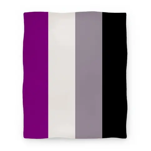 Movie Anime Asexual Flag Premium Fleece Sherpa Blanket Perfect And Unique Gifts For Family On Christmas