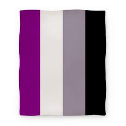 Movie Anime Asexual Flag Premium Fleece Sherpa Blanket Perfect And Unique Gifts For Family On Christmas