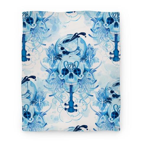 Movie Anime 221B Sherlock Skull Premium Fleece Sherpa Blanket Perfect And Unique Gifts For Family On Christmas