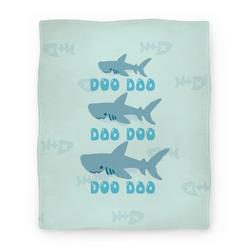 Movie Anime Baby Shark Premium Fleece Sherpa Blanket Perfect And Unique Gifts For Family On Christmas Holiday