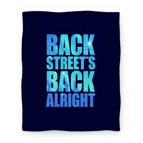 Movie Anime Backstreet's Back Alright! Premium Fleece Sherpa Blanket Perfect Gifts For Family On Christmas