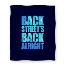 Movie Anime Backstreet's Back Alright! Premium Fleece Sherpa Blanket Perfect Gifts For Family On Christmas