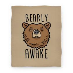 Movie Anime Bearly Awake Premium Fleece Sherpa Blanket Perfect And Unique Gifts For Family On Christmas