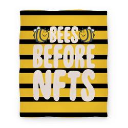 Movie Anime Bees Before NFTS Premium Fleece Sherpa Blanket Perfect And Unique Gifts For Family On Christmas