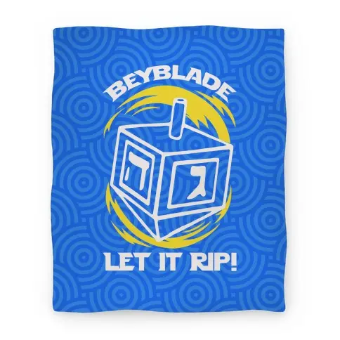Movie Anime Beyblade Let It Rip Dreidel Premium Fleece Sherpa Blanket Perfect Gifts For Family On Christmas