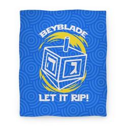 Movie Anime Beyblade Let It Rip Dreidel Premium Fleece Sherpa Blanket Perfect Gifts For Family On Christmas