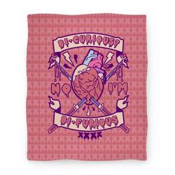 Movie Anime Bi-curious No I'm Bi-furious Premium Fleece Sherpa Blanket Perfect Gifts For Family On Christmas