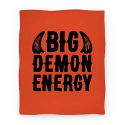 Movie Anime Big Demon Energy Premium Fleece Sherpa Blanket Perfect And Unique Gifts For Family On Christmas