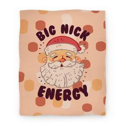 Movie Anime Big Nick Energy Premium Fleece Sherpa Blanket Perfect And Unique Gifts For Family On Christmas