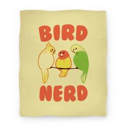 Movie Anime Bird Nerd Premium Fleece Sherpa Blanket Perfect And Unique Gifts For Family On Christmas Holiday