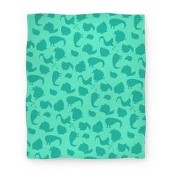 Movie Anime Birdie Pattern (Mint) Premium Fleece Sherpa Blanket Perfect And Unique Gifts For Family On Christmas
