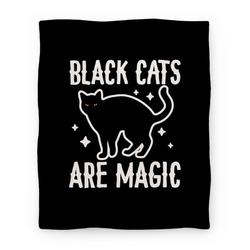Movie Anime Black Cats Are Magic Premium Fleece Sherpa Blanket Perfect And Unique Gifts For Family On Christmas
