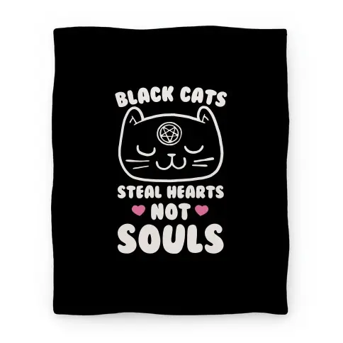 Movie Anime Black Cats Steal Hearts Not Souls Premium Fleece Sherpa Blanket Perfect Gifts For Family On Christmas