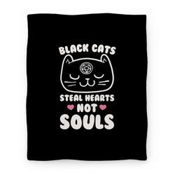 Movie Anime Black Cats Steal Hearts Not Souls Premium Fleece Sherpa Blanket Perfect Gifts For Family On Christmas