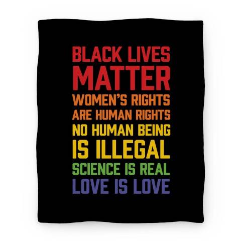 Movie Anime Black Lives Matter List Premium Fleece Sherpa Blanket Perfect Gifts For Family On Christmas
