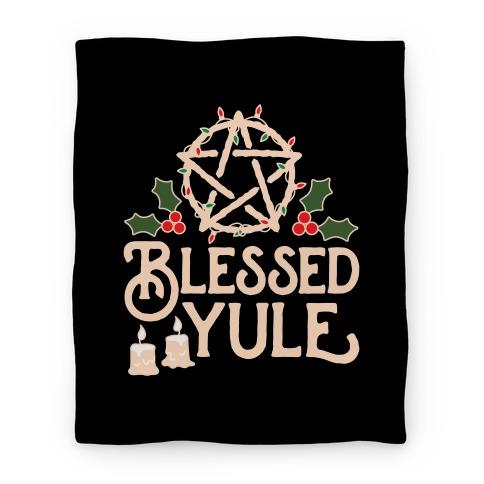 Movie Anime Blessed Yule Premium Fleece Sherpa Blanket Perfect And Unique Gifts For Family On Christmas