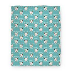 Movie Anime Bonjour French Bulldog Premium Fleece Sherpa Blanket Perfect Gifts For Family On Christmas