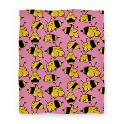 Movie Anime Boobees Pattern Premium Fleece Sherpa Blanket Perfect And Unique Gifts For Family On Christmas
