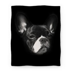Movie Anime Boston Terrier Face Premium Fleece Sherpa Blanket Perfect And Unique Gifts For Family On Christmas