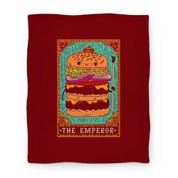 Movie Anime Burger Emperor Tarot Card Premium Fleece Sherpa Blanket Perfect Gifts For Family On Christmas