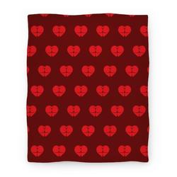 Movie Anime Butt Heart (Dark) Premium Fleece Sherpa Blanket Perfect And Unique Gifts For Family On Christmas