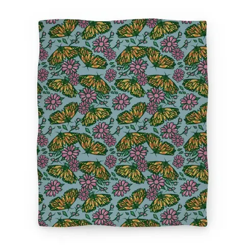 Movie Anime Butterflies In Bloom Premium Fleece Sherpa Blanket Perfect And Unique Gifts For Family On Christmas
