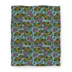 Movie Anime Butterflies In Bloom Premium Fleece Sherpa Blanket Perfect And Unique Gifts For Family On Christmas