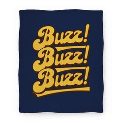 Movie Anime Buzz Buzz Buzz Parody Premium Fleece Sherpa Blanket Perfect And Unique Gifts For Family On Christmas