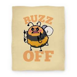 Movie Anime Buzz Off Premium Fleece Sherpa Blanket Perfect And Unique Gifts For Family On Christmas Holiday
