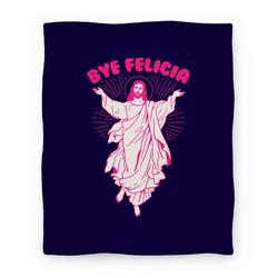 Movie Anime Bye Felicia Premium Fleece Sherpa Blanket Perfect And Unique Gifts For Family On Christmas