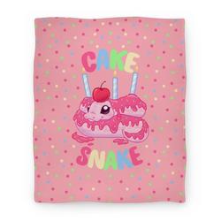 Movie Anime Cake Snake Premium Fleece Sherpa Blanket Perfect And Unique Gifts For Family On Christmas Holiday
