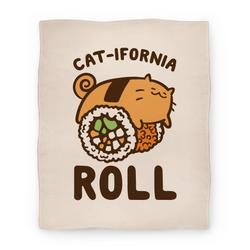 Movie Anime California Cat Roll Premium Fleece Sherpa Blanket Perfect And Unique Gifts For Family On Christmas