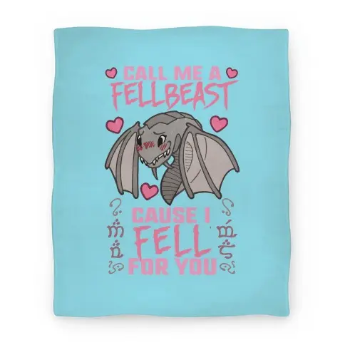 Movie Anime Call Me A Fellbeast Cause I Fell For You Premium Fleece Sherpa Blanket Perfect Gifts For Family On Christmas