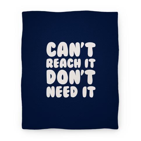 Movie Anime Can't Reach It Don't Need It Premium Fleece Sherpa Blanket Perfect Gifts For Family On Christmas