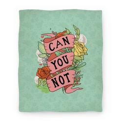 Movie Anime Can You Not Premium Fleece Sherpa Blanket Perfect And Unique Gifts For Family On Christmas