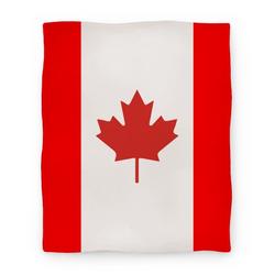 Movie Anime Canadian Flag Premium Fleece Sherpa Blanket Perfect And Unique Gifts For Family On Christmas